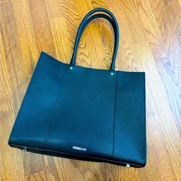 Rebecca Minkoff Handbags - REBECCA MINKOFF Black Leather Shoulder Tote